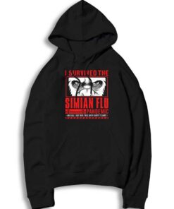 I Survived The Simian Flu Pandemic Logo Hoodie