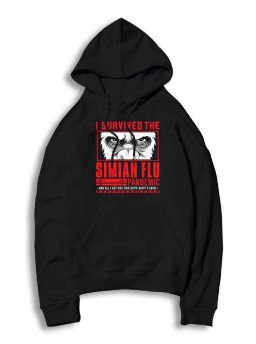 I Survived The Simian Flu Pandemic Logo Hoodie