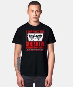 I Survived The Simian Flu Pandemic Logo T Shirt