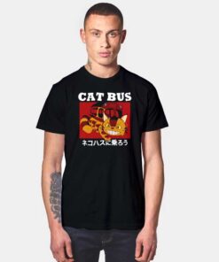 Japanese Totoro Friend Cat Bus Anime T Shirt