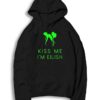 Kiss Me I'm Billie Eilish St Patrick Day Parody Hoodie