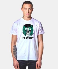 Lil Uzi Vert Head Skeleton Dreadlock T Shirt