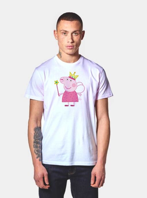 Magical Princess Peppa Pig Angel Wing T Shirt