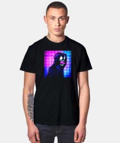 Neon Noir Venom Cyber Punk Villain Character T Shirt