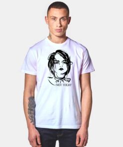 Not Today Arya Stark Dagger Illustration T Shirt