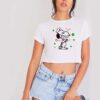 Nurse Snoopy Againts Coronavirus Covid-19 Pandemic Crop Top Shirt