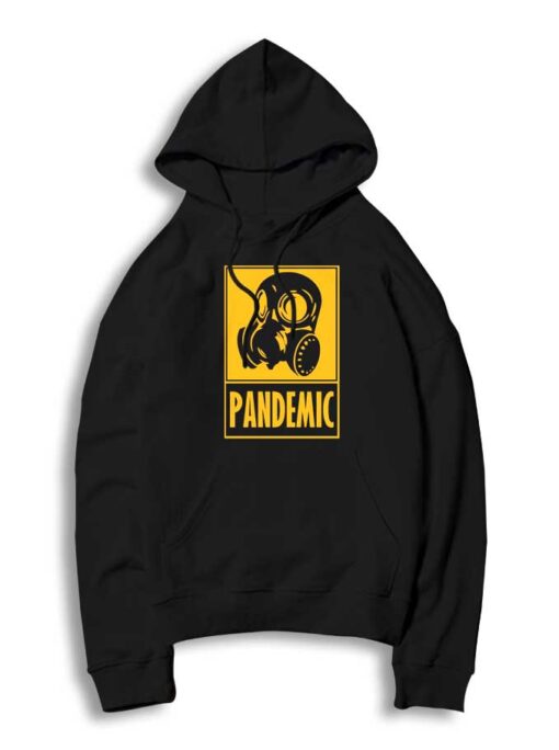 Pandemic Gas Mask Logo Plague Hoodie