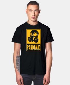 Pandemic Gas Mask Logo Plague T Shirt