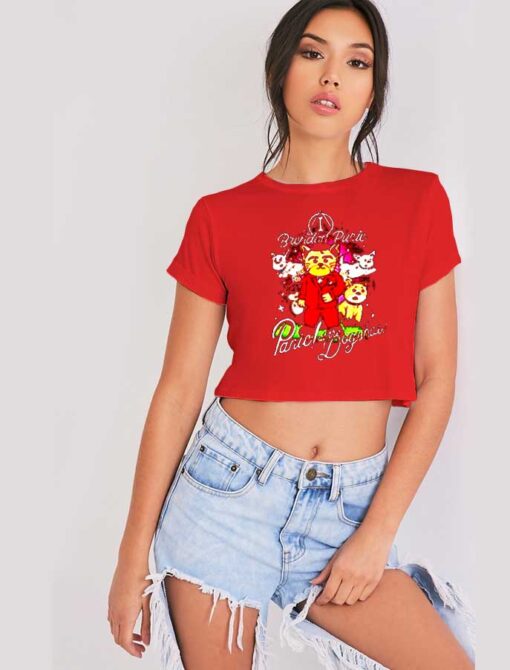 Panic At The Disco Dogshow Parody Crop Top Shirt