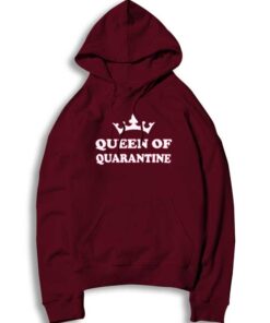 Queen Of Quarantine Crown Logo Hoodie
