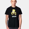 Retro Bart Simpson Teasing Face T Shirt
