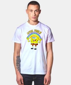 Spongebob Squarepants April Fools Rainbow T Shirt