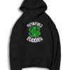 St Patrick Day Four Leaf Clover Drinking Buddy Hoodie