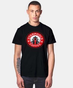 Starpools Coffee Starbucks Deadpool Logo T Shirt