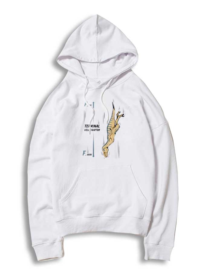 Terminal Velociraptor Physics Dinosaur Science Hoodie