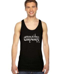 Trendy Empathy Quote Logo Tank Top