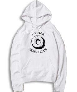 Vikings Donut Club Donuts Drawing Hoodie
