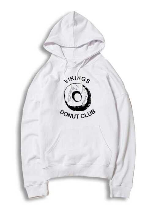 Vikings Donut Club Donuts Drawing Hoodie