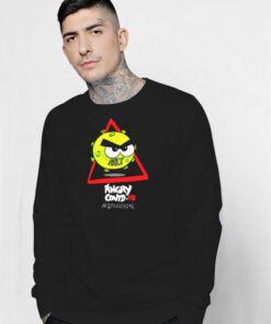 Angry Covid-19 Stay At Home Logo Sweatshirt