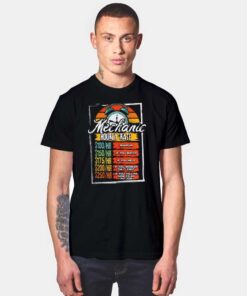 Automotive Auto Mechanic Hourly Rate T Shirt