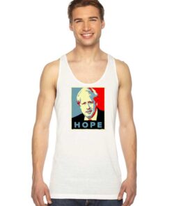 Boris Johnson Hope Vector Retro Tank Top
