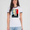 Boris Johnson Hope Vector Retro Ringer Tee