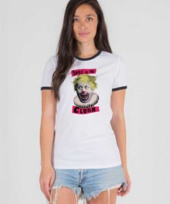 Boris Johnson Send In The Clown Ringer Tee