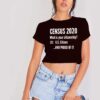 Census 2020 What Is Your Citizenship Not US Citizen Crop Top Shirt