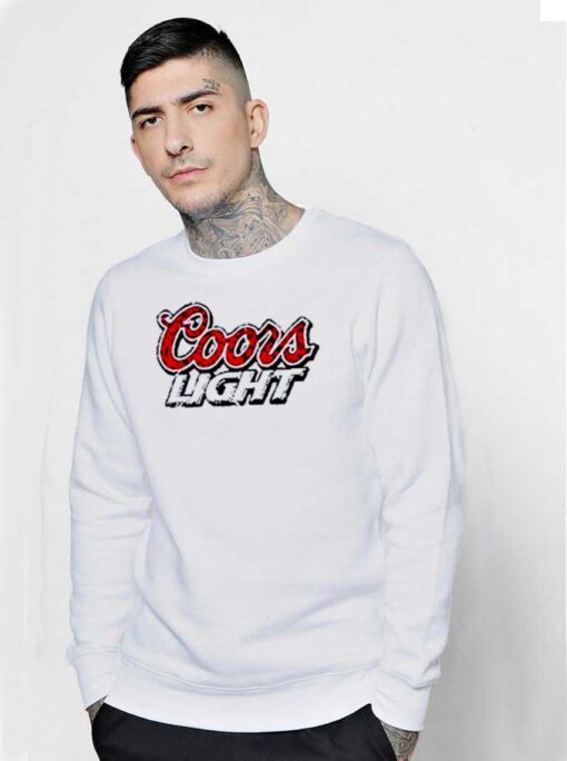 Coors Light Mountain Logo Retro Sweatshirt