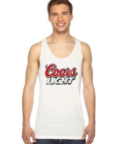 Coors Light Mountain Logo Retro Tank Top