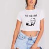 Doctor Fauci Wash Your Hands Quote Crop Top Shirt