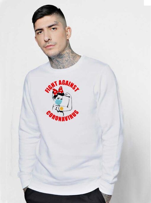 Fight Against Corona Virus Disney Sweatshirt
