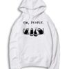Four Chatting Black Cat Ew People Hoodie