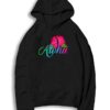 From The Island Feel The Aloha Flower Hoodie