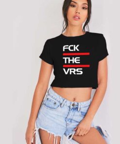 Fuck The Virus Fight Against Coronavirus Crop Top Shirt