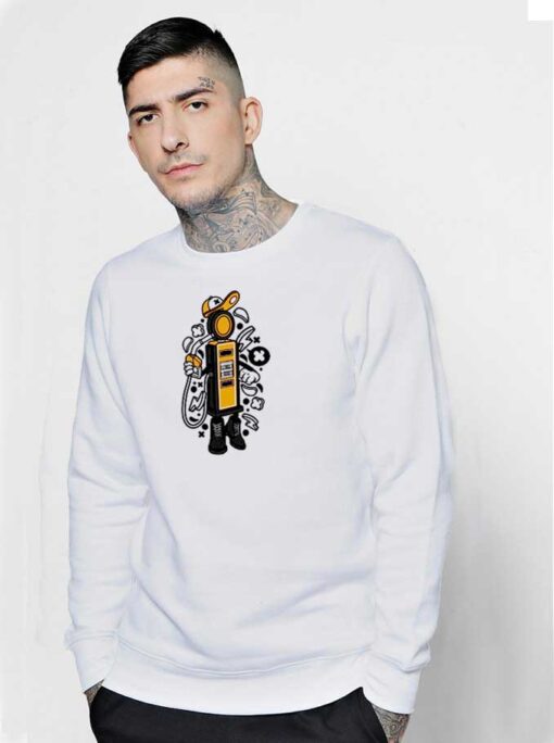 Gas Station Pump Low Prices Oil Street Art Sweatshirt