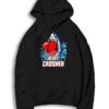 Heart Crusher White Shark Jawsome Hoodie