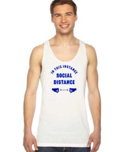 In This Instance Social Distance Logo Tank Top