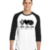 Jesus Love Cure Not Today Virus Raglan Tee