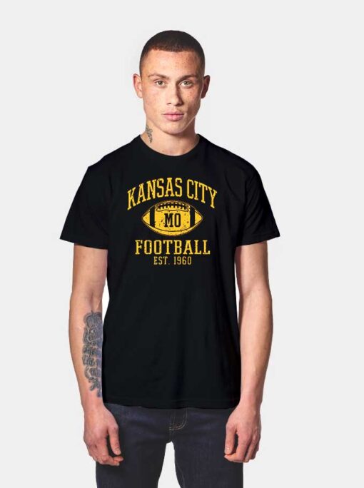 Kansas City Chief Football Established 1960 T Shirt