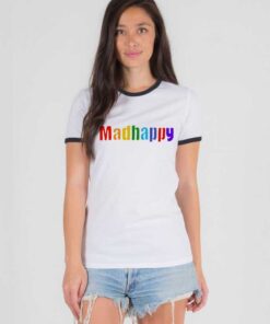 Madhappy Coloring Colorful Logo Ringer Tee