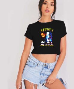 Nipsey Hussle Vintage Inspired Rapper Crop Top Shirt