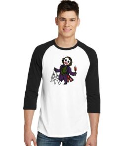 Quarantine Is A Joker Coronavirus Raglan Tee