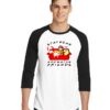 Stay Home And Watch Friends Show Raglan Tee