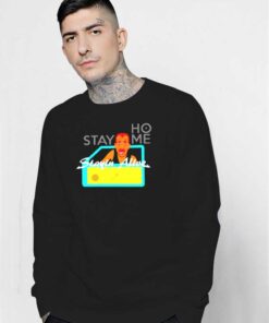 Stay Home Stayin Alive Coronavirus Sweatshirt