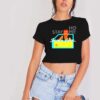 Stay Home Stayin Alive Coronavirus Crop Top Shirt