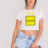 Team Chloroquine Coronavirus Logo Crop Top Shirt