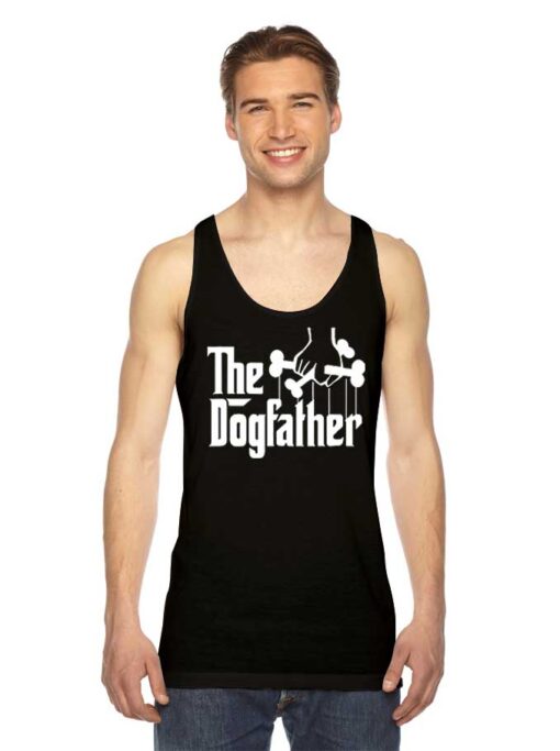 The Dogfather Dog Lover Metal Style Tank Top