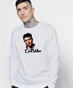 The Flash Ezra Miller Face Painting Sweatshirt