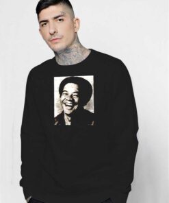 Vintage Bill Withers Music Legend Portrait Sweatshirt